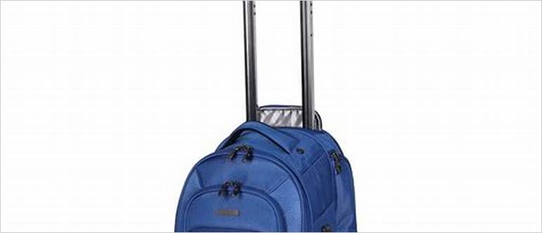 Brookstone rolling backpack